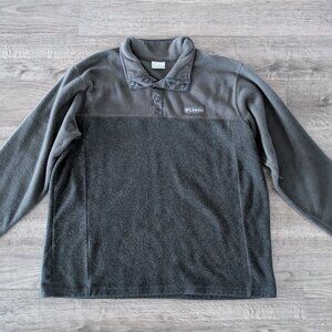 Columbia Pullover Sweatshirt  - Grey W/ Logo - Men's Extra Large - XL
